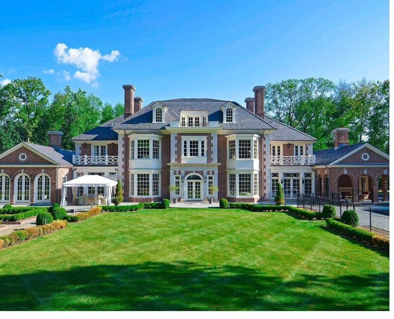A grand brick colonial custom home